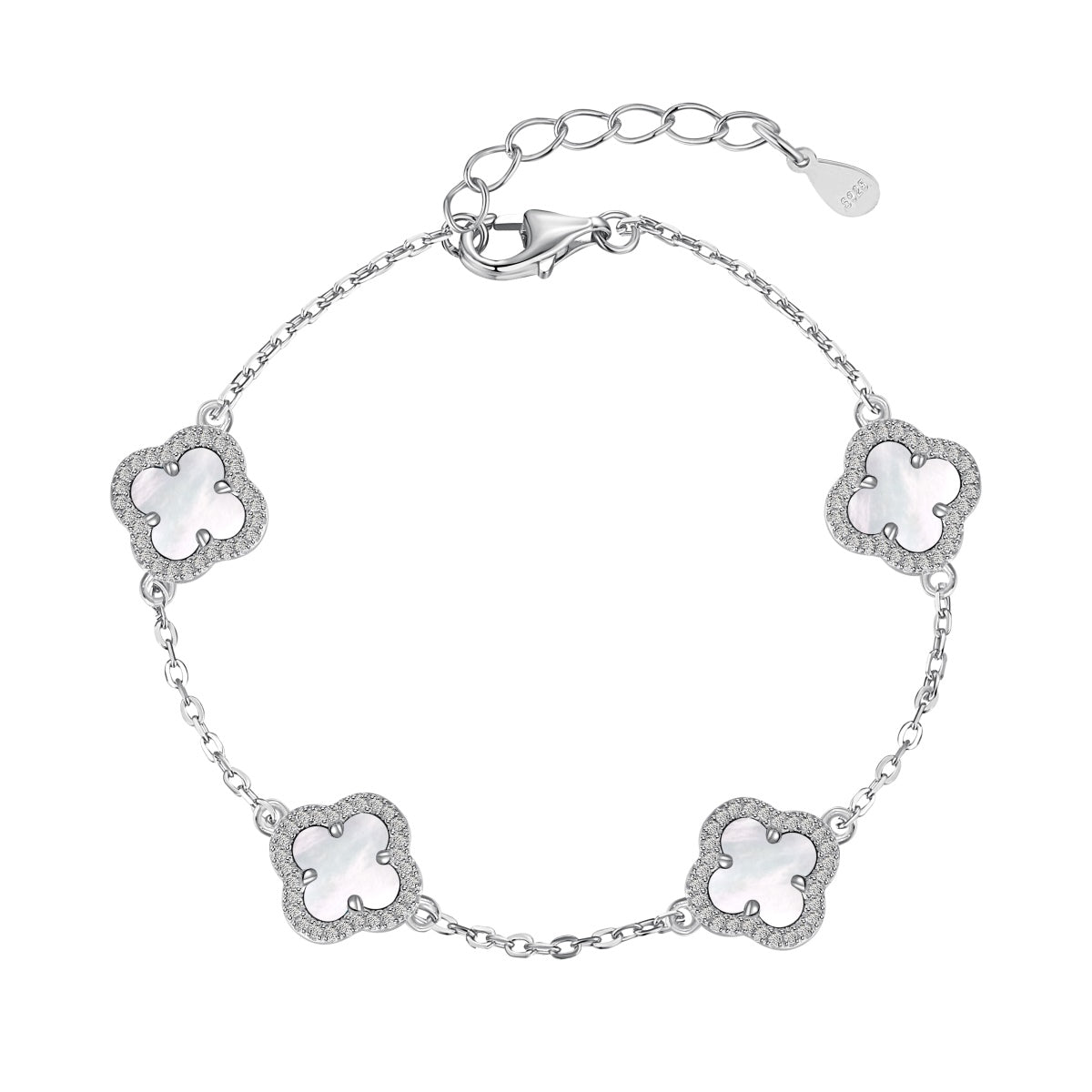 [Royal Jewelry]Four-Leaf Clover Exquisite Bracelet